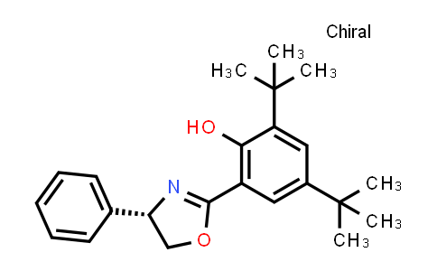 892861-91-5 | Bis-2-[(4S)-4,5-Dihydro-4-phenyl-2-oxazolyl]-4,6-(1,1-dimethylethyl)phenol