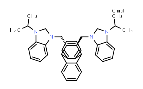 MC836107 | 958004-05-2 | 2H-Benzimidazol-2-ylidene,1,1'-[(11R,12R)-9,10-dihydro-9,10-ethanoanthracene-11,12-diylbis(methylene)]bis[1,3-dihydro-3-(1-methylethyl)