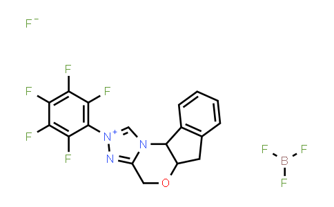 958876-42-1 | 2-(Perfluorophenyl)-5a,10b-dihydro-4H,6H-indeno[2,1-b][1,2,4]triazolo[4,3-d][1,4]oxazin-2-ium tetrafluoroborate