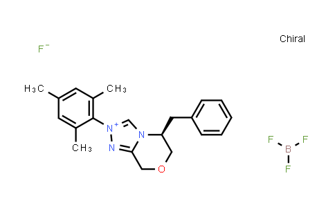 950842-73-6 | (5S)-5,6-Dihydro-5-(phenylmethyl)-2-(2,4,6-trimethylphenyl)-8H-1,2,4-triazolo[3,4-c][1,4]oxazinium tetrafluoroborate