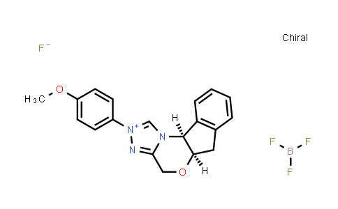 MC836156 | 941283-79-0 | (5aR,10bS)-5a,10b-Dihydro-2-(4-methoxyphenyl)-4H,6H-indeno[2,1-b][1,2,4]triazolo[4,3-d][1,4]oxazinium tetrafluoroborate