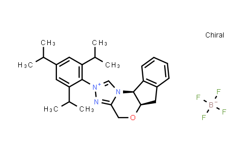 MC836157 | 2573798-29-3 | (5aR,10bS)-2-(2,4,6-Triisopropylphenyl)-4,5a,6,10b-tetrahydroindeno[2,1-b][1,2,4]triazolo[4,3-d][1,4]oxazin-2-ium tetrafluoroborate