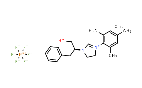 872164-49-3 | (S)-3-(1-Hydroxy-3-phenylpropan-2-yl)-1-mesityl-4,5-dihydro-1H-imidazol-3-ium hexafluorophosphate(V)