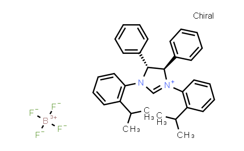 372517-15-2 | (4R,5R)-4,5-Dihydro-1,3-bis[2-(1-methylethyl)phenyl]-4,5-diphenyl-1H-imidazolium Tetrafluoroborate