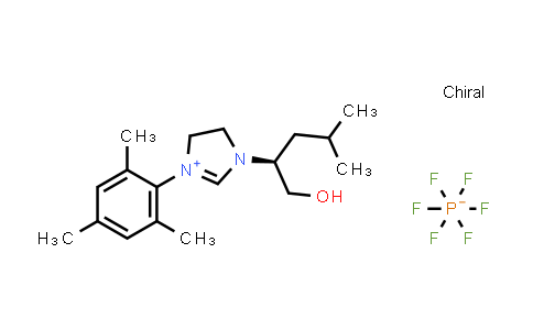 850468-98-3 | (S)-1-(1-Hydroxy-4-methylpentan-2-yl)-3-mesityl-4,5-dihydro-1H-imidazol-3-ium hexafluorophosphate(V)