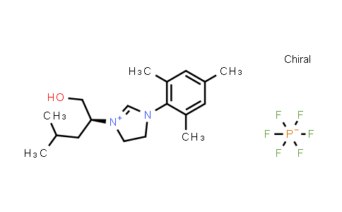 850468-97-2 | (S)-3-(1-Hydroxy-4-methylpentan-2-yl)-1-mesityl-4,5-dihydro-1H-imidazol-3-ium hexafluorophosphate(V)