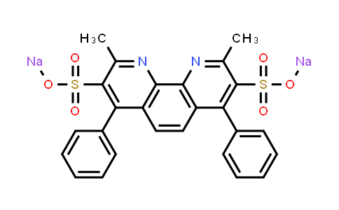 CAS No. 121560-02-9, 2,9-二甲基-4,7-二苯基-1,10-菲罗啉-3,8-二磺酸钠
