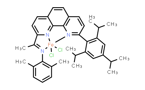 2751680-95-0 | Iron, dichloro[2,6-dimethyl-N-[1-[9-[2,4,6-tris(1-methylethyl)phenyl]-1,10-phenanthrolin-2-yl-κN1,κN10]ethylidene]benzenamine-κN]-, (SP-5-13)-