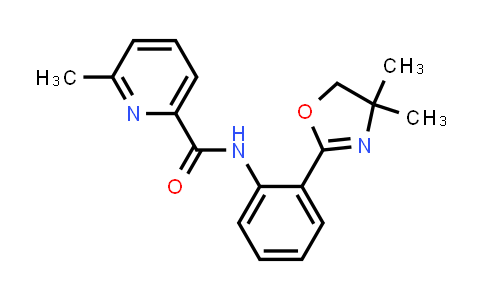 MC836320 | 2412735-75-0 | N-(2-(4,4-Dimethyl-4,5-dihydrooxazol-2-yl)phenyl)-6-methylpicolinamide