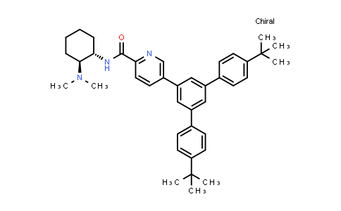 MC836372 | 2780407-67-0 | 5-(4,4''-Di-tert-butyl-[1,1':3',1''-terphenyl]-5'-yl)-N-((1S,2S)-2-(dimethylamino)cyclohexyl)picolinamide
