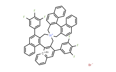 534570-50-8 | 2,6-Bis(3,4,5-trifluorophenyl)-3,3',5,5'-tetrahydro-4,4'-spirobi[dinaphtho[2,1-c:1',2'-e]azepin]-4-ium bromide