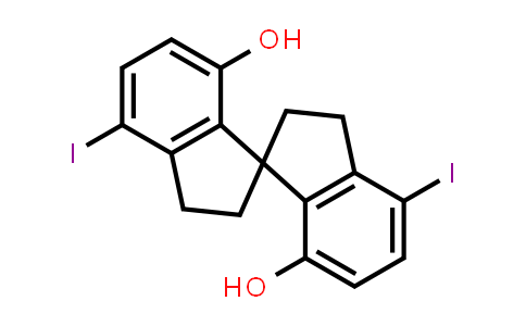 833455-22-4 | (1S)-2,2',3,3'-Tetrahydro-4,4'-diiodo-1,1'-spirobi[1H-indene]-7,7'-diol