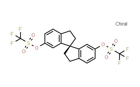 528521-72-4 | (R)-2,2',3,3'-Tetrahydro-1,1'-spirobi[indene]-7,7'-diyl bis(trifluoromethanesulfonate)