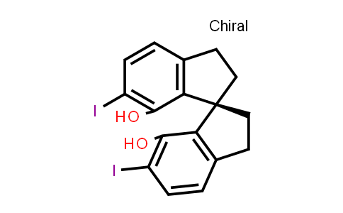 CAS No. 1435948-36-9, (R)-2,2',3,3'-Tetrahydro-6,6'-diiodo-1,1'-spirobi[1H-indene]-7,7'-diol