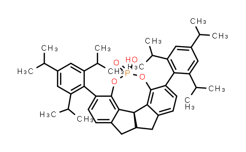 2171300-28-8 | Diindeno[7,1-de:1′,7′-fg][1,3,2]dioxaphosphocin, 10,11,12,13-tetrahydro-5-hydroxy-3,7-bis[2,4,6-tris(1-methylethyl)phenyl]-, 5-oxide