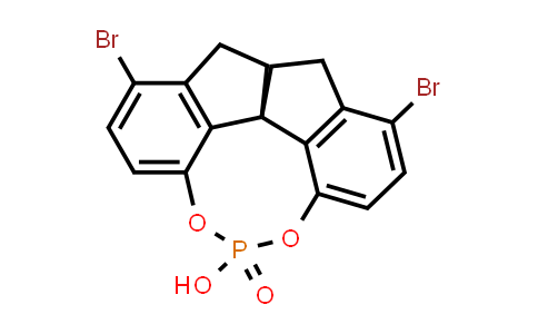 2445479-69-4 | Diindeno[7,1-de:1′,7′-fg][1,3,2]dioxaphosphocin, 1,9-dibromo-10,11,12,13-tetrahydro-5-hydroxy-, 5-oxide, (11aS)-