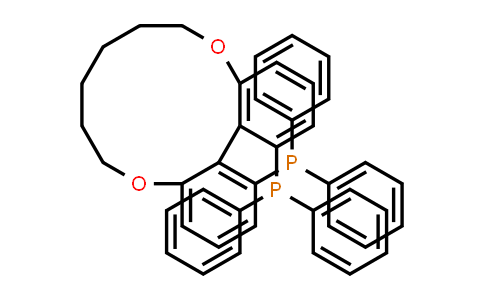 905714-10-5 | 1,16-二（二苯基膦）-6,7,8,9,10,11-六氢二苯并[b，d][1,6]二氧酰基氯十二烯