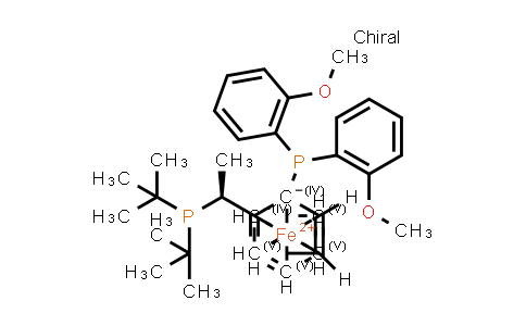 1012866-12-4 | (2S)-1-[(1S)-1-[双(1,1-二甲基乙基)膦基]乙基]-2-[双(2-甲氧基苯基)膦基]二茂铁