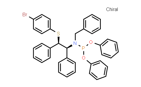 2137862-62-3 | Diphenyl benzyl((1S,2R)-2-((4-bromophenyl)thio)-1,2-diphenylethyl)phosphoramidite
