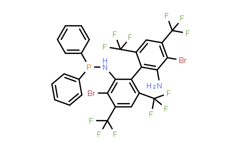 1093238-03-9 | Phosphinous amide, N-[(1S)-2′-amino-3,3′-dibromo-4,4′,6,6′-tetrakis(trifluoromethyl)[1,1′-biphenyl]-2-yl]-P,P-diphenyl-