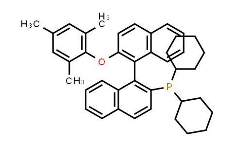 1443016-56-5 | Dicyclohexyl[(1R)-2′-(2,4,6-trimethylphenoxy)[1,1′-binaphthalen]-2-yl]phosphine