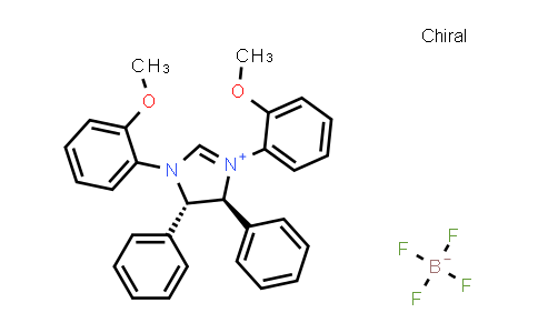 1033618-49-3 | (4S,5S)-1,3-Bis(2-methoxyphenyl)-4,5-diphenyl-4,5-dihydro-1H-imidazol-3-ium tetrafluoroborate