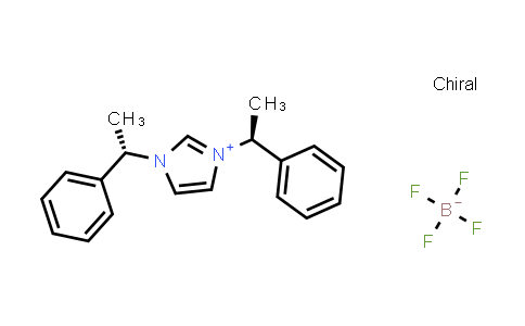 613686-48-9 | 1,3-Bis((S)-1-phenylethyl)-1H-imidazol-3-ium tetrafluoroborate