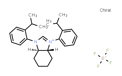 MC837461 | 372517-09-4 | (3aR,7aR)-1,3-Bis(2-isopropylphenyl)-3a,4,5,6,7,7a-hexahydro-1H-benzo[d]imidazol-3-ium tetrafluoroborate