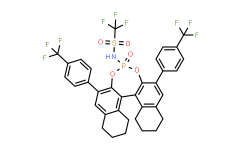 DY837502 | 2757287-56-0 | Methanesulfonamide, 1,1,1-trifluoro-N-[(11bR)-8,9,10,11,12,13,14,15-octahydro-4-oxido-2,6-bis[4-(trifluoromethyl)phenyl]dinaphtho[2,1-d:1′,2′-f][1,3,2]dioxaphosphepin-4-yl]-
