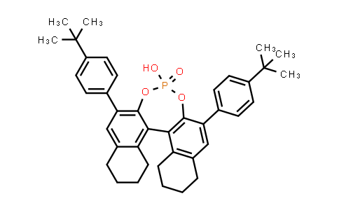 CAS No. 1569807-27-7, (11bR)-2,6-Bis[4-(tert-butyl)phenyl]-8,9,10,11,12,13,14,15-octahydro-4-hydroxy-4-oxide-dinaphtho[2,1-d:1',2'-f][1,3,2]dioxaphosphepin