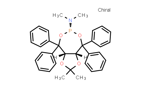 MC837724 | 1817710-10-3 | rel-(3aR,8aS)-Tetrahydro-N,N,2,2-tetramethyl-4,4,8,8-tetraphenyl-1,3-dioxolo[4,5-e][1,3,2]dioxaphosphepin-6-amine