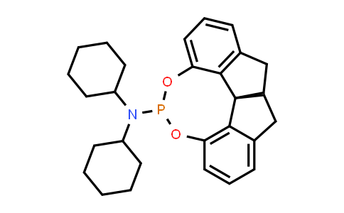 500997-68-2 | (11aR)-N,N-二环己基-10,11,12,13-四氢二茚并[7,1-de:1',7'-fg][1,3,2]二氧磷杂环辛烷-5-胺