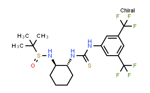 959979-36-3 | N-((1R,2R)-2-(3-(3,5-Bis(trifluoromethyl)phenyl)thioureido)cyclohexyl)-2-methylpropane-2-sulfinamide