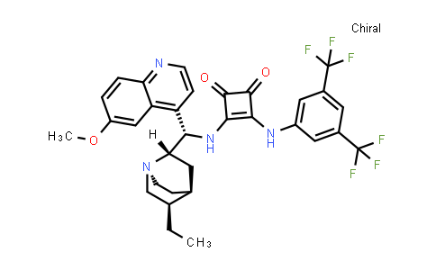 1352957-59-5 | 3-[[3,5-Bis(trifluoromethyl)phenyl]amino]-4-[[(8α,9S)-10,11-dihydro-6'-methoxycinchonan-9-yl]amino]-3-cyclobutene-1,2-dione