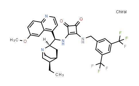 1363811-07-7 | 3-[[[3,5-Bis(trifluoromethyl)phenyl]methyl]amino]-4-[[(9R)-10,11-dihydro-6'-methoxycinchonan-9-yl]amino]-3-cyclobutene-1,2-dione