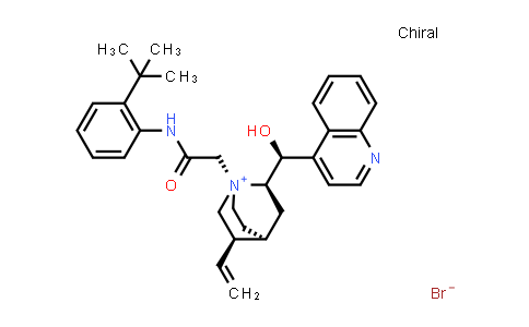 2798945-97-6 | (1S,2R,4S,5R)-1-(2-((2-(tert-Butyl)phenyl)amino)-2-oxoethyl)-2-((S)-hydroxy(quinolin-4-yl)methyl)-5-vinylquinuclidin-1-ium bromide