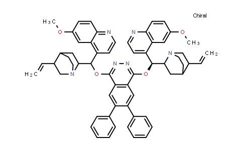170373-50-9 | Cinchonan, 9,9′′-[(6,7-diphenyl-1,4-phthalazinediyl)bis(oxy)]bis[10,11-dihydro-6′-methoxy-, (9S)-(9′′S)-
