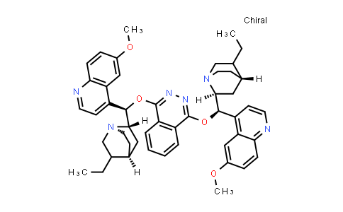 170553-96-5 | Cinchonan, 9,9′′-[(6,7-diphenyl-1,4-phthalazinediyl)bis(oxy)]bis[10,11-dihydro-6′-methoxy-, (8α,9R)-(8′′α,9′′R)-