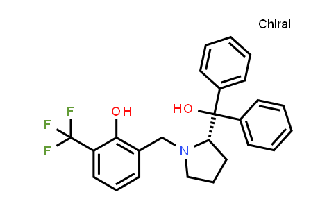 MC837989 | 1268725-95-6 | (2S)-1-[[2-ヒドロキシ-3-(トリフルオロメチル)フェニル]メチル]-α,α-ジフェニル-2-ピロリジンメタノール