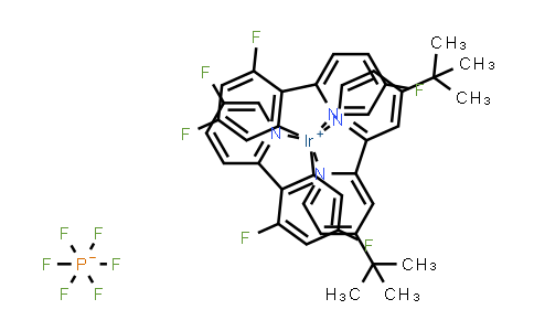 2042201-18-1 | [4,4'-双(1,1-二甲基乙基)-2,2'-联吡啶]双[3,5-二氟-2-(5-氟-2-吡啶基)苯基]六氟磷酸铱