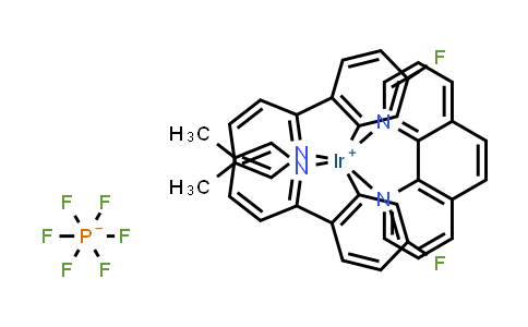 855523-57-8 | Iridium(1+), bis[5-fluoro-2-(5-methyl-2-pyridinyl-κN)phenyl-κC](1,10-phenanthroline-κN1,κN10)-, (OC-6-13)-, hexafluorophosphate(1-)
