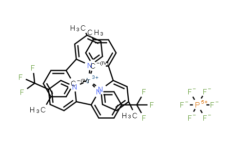 2828433-59-4 | Iridium(1+),[5,5′-bis(trifluoromethyl)-2,2′-bipyridine-κN1,κN1′]bis[5-methyl-2-(4-methyl-2-pyridinyl-κN)phenyl-κC]-,(OC-6-33)-,hexafluorophosphate(1-) (1:1)