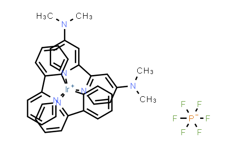 918890-29-6 | Iridium(1+), bis[2-(2-pyridinyl-κN)phenyl-κC](N4,N4,N4′,N4′-tetramethyl[2,2′-bipyridine]-4,4′-diamine-κN1,κN1′)-, (OC-6-33)-, hexafluorophosphate(1-) (1:1)