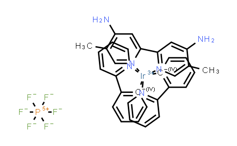 2489240-33-5 | 双[2-苯基吡啶][4,4'-二氨基-5,5'-二甲基-2,2'-联吡啶]铱(III)六氟磷酸盐