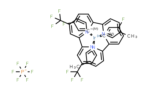 2773544-95-7 | Bis[2-(4-fluorophenyl)-5-methylpyridine] [4,4'-bis(trifluoromethyl)-2,2'-bipyridine] iridium(III) hexafluorophosphate