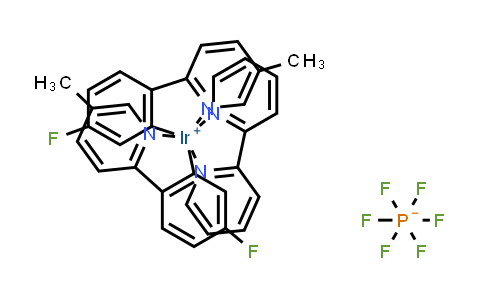 855523-54-5 | Iridium(1+), (2,2′-bipyridine-κN1,κN1′)bis[5-fluoro-2-(5-methyl-2-pyridinyl-κN)phenyl-κC]-, (OC-6-33)-, hexafluorophosphate(1-)
