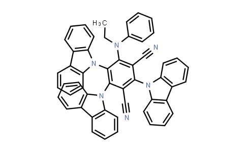 MC838117 | 2662263-39-8 | 2,4,5-Tri(9H-carbazol-9-yl)-6-(ethyl(phenyl)amino)isophthalonitrile