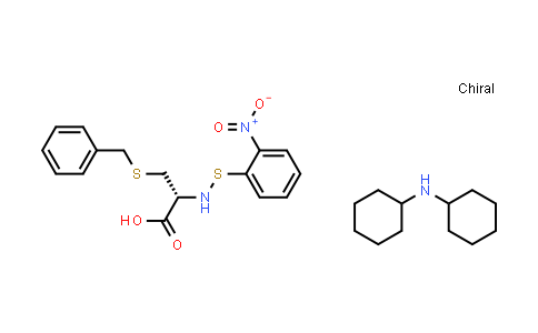 MC838136 | 7675-65-2 | N-(2-硝基苯亚磺酰基)-S-苯甲基-L-半胱氨酸双环己基铵盐