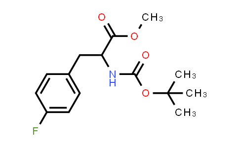86129-35-3 | Methyl 2-((tert-butoxycarbonyl)amino)-3-(4-fluorophenyl)propanoate