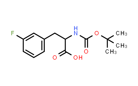 87184-23-4 | 2-((tert-Butoxycarbonyl)amino)-3-(3-fluorophenyl)propanoic acid